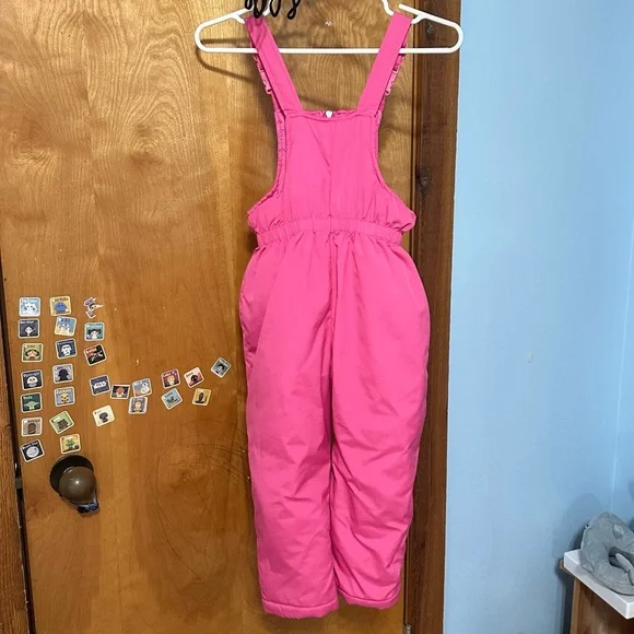 Pink Platinum Snow Bibs - Picture 3 of 4